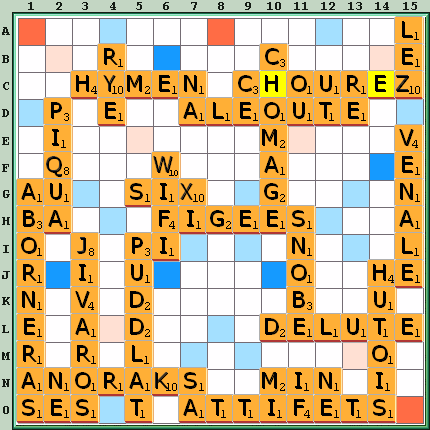 Grille de jeu