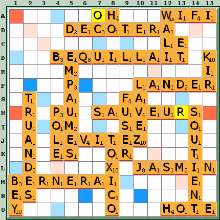 Grille de jeu