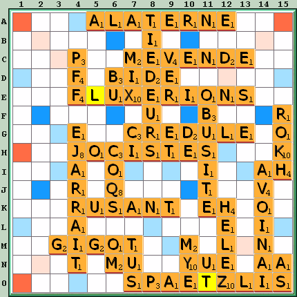 Grille de jeu