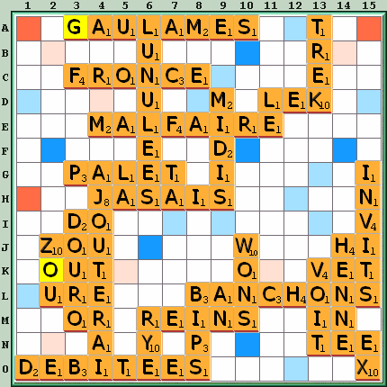 Grille de jeu