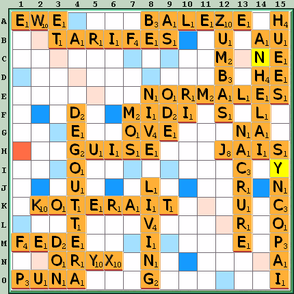 Grille de jeu