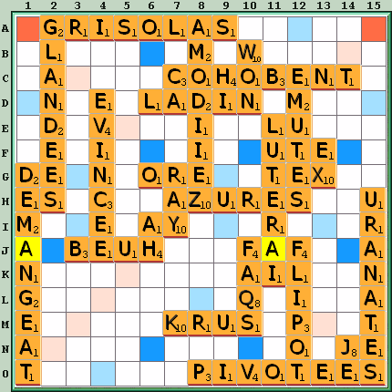 Grille de jeu