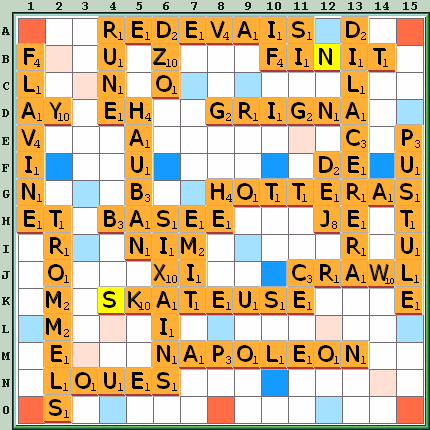 Grille de jeu