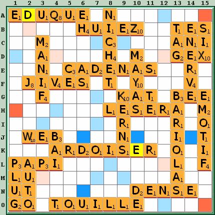 Grille de jeu