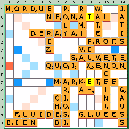 Grille de jeu